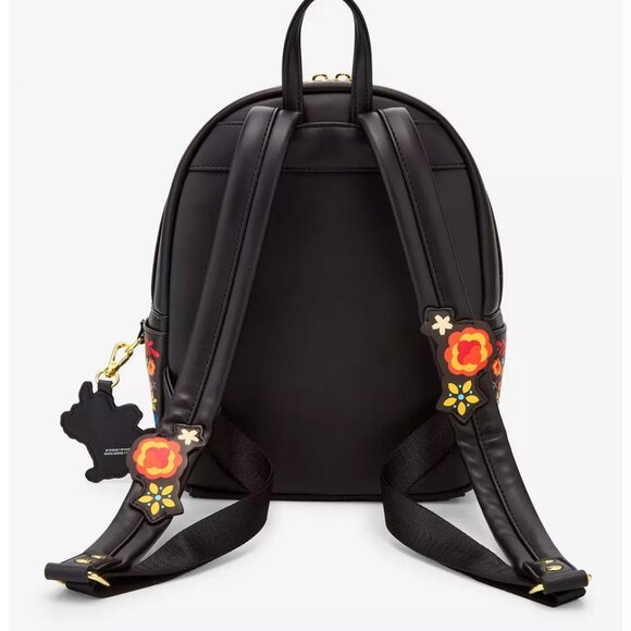 Loungefly - Pixar's Coco Floral Mini Backpack (10th Anniversary Edition) - NEW - Picture 3 of 4